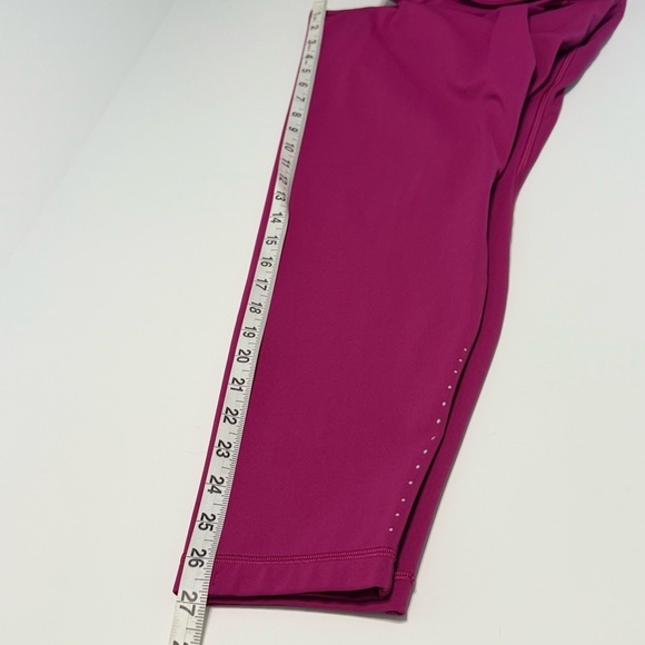 Lululemon Swift Speed High Rise Leggings 27” Size 20 Pink Magenta - Picture 12 of 16
